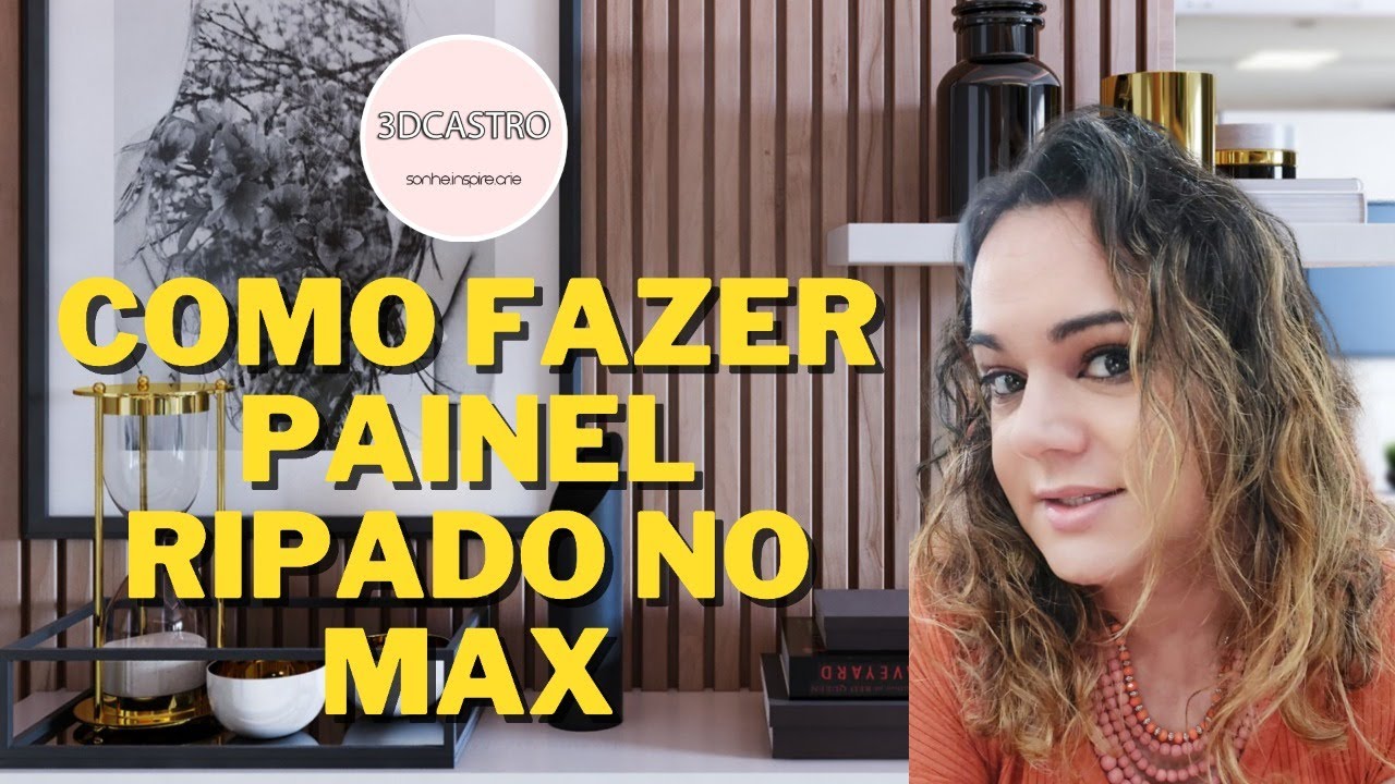 Como fazer um painel ripado no 3dsmax (Rápido e fácil)
