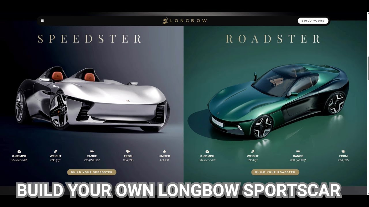 Модели Longbow Speedster и Roadster теперь доступны в конфигураторе &mdash; какую комплектацию вы бы вы...