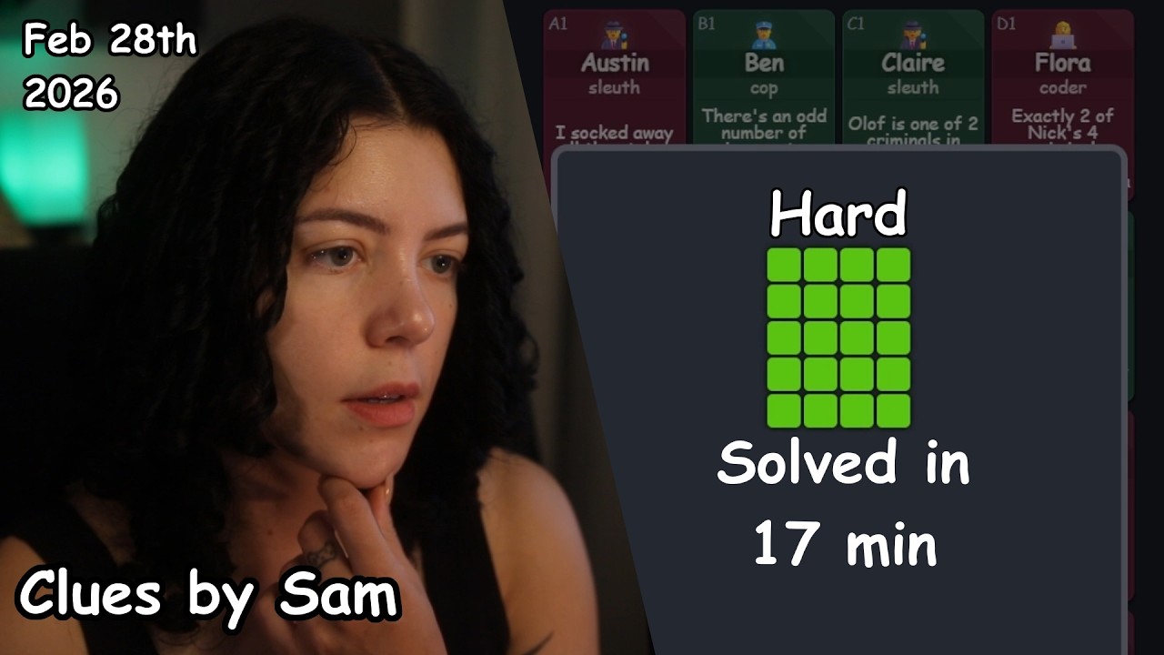 Clues by Sam | 28th February 2026