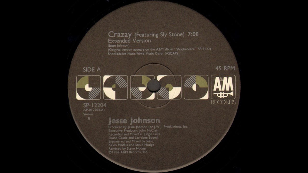 Crazay (Extended Version) - Jesse Johnson featuring Sly Stone
