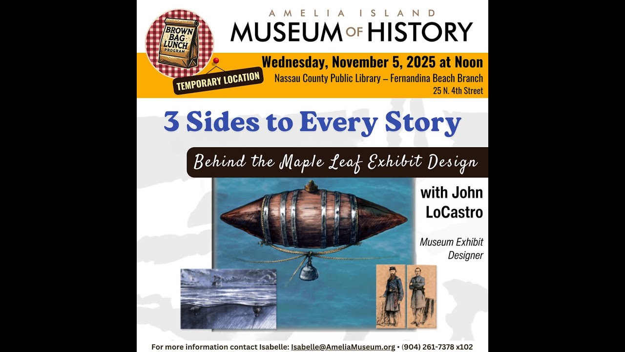 Brown Bag Lunch: 3 Sides to Every Story: Behind the Maple Leaf Exhibit Design, with John LoCastro