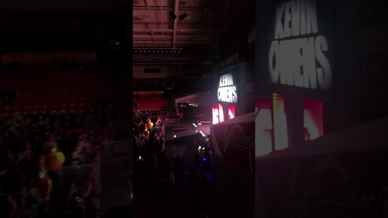 KO and SZ WWE Live Event Entrance 2018