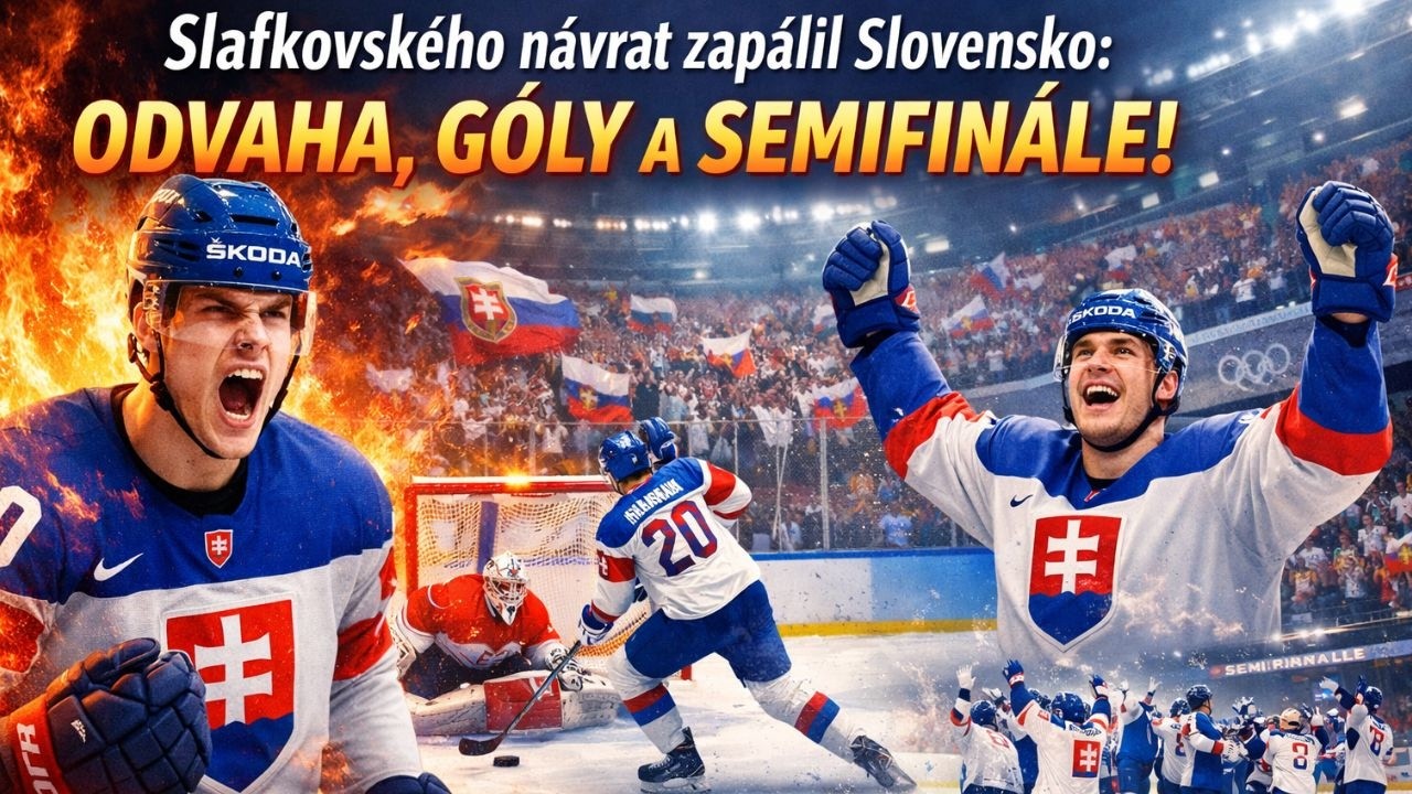 Slafkovského návrat zapálil Slovensko: odvaha, góly a semifinále!