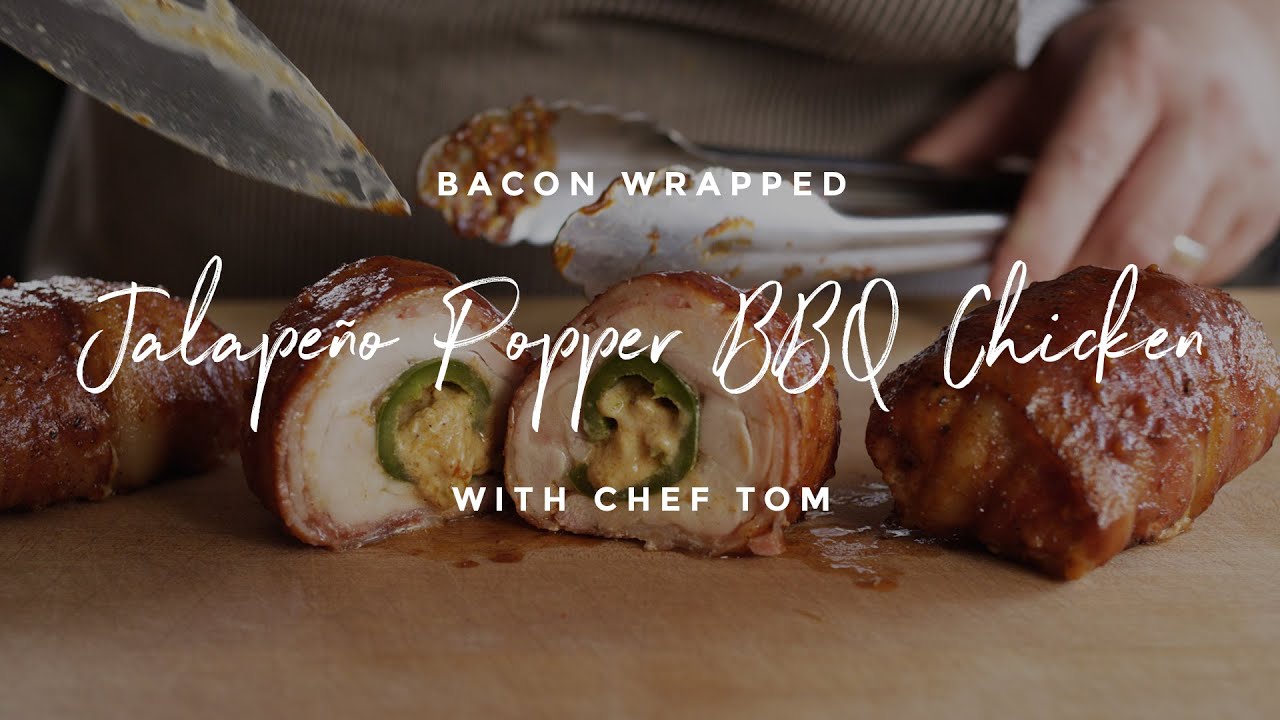 How to Make Jalapeño Popper Chicken Wrapped in Bacon | BBQ Recipe