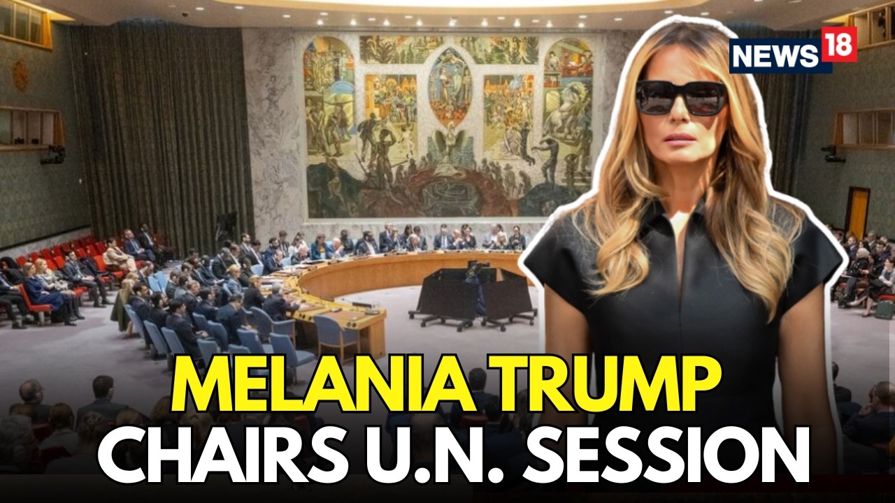 LIVE | First Lady Melania Trump Chairs UN Security Council Meeting | Donald Trump | N18G