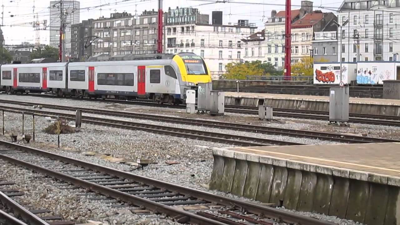 Trains at Brussels Midi/Zuid Station August 2014