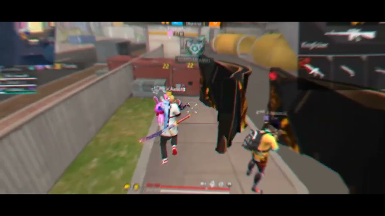#Aura 1vs4 game play 🔥☠️☠️