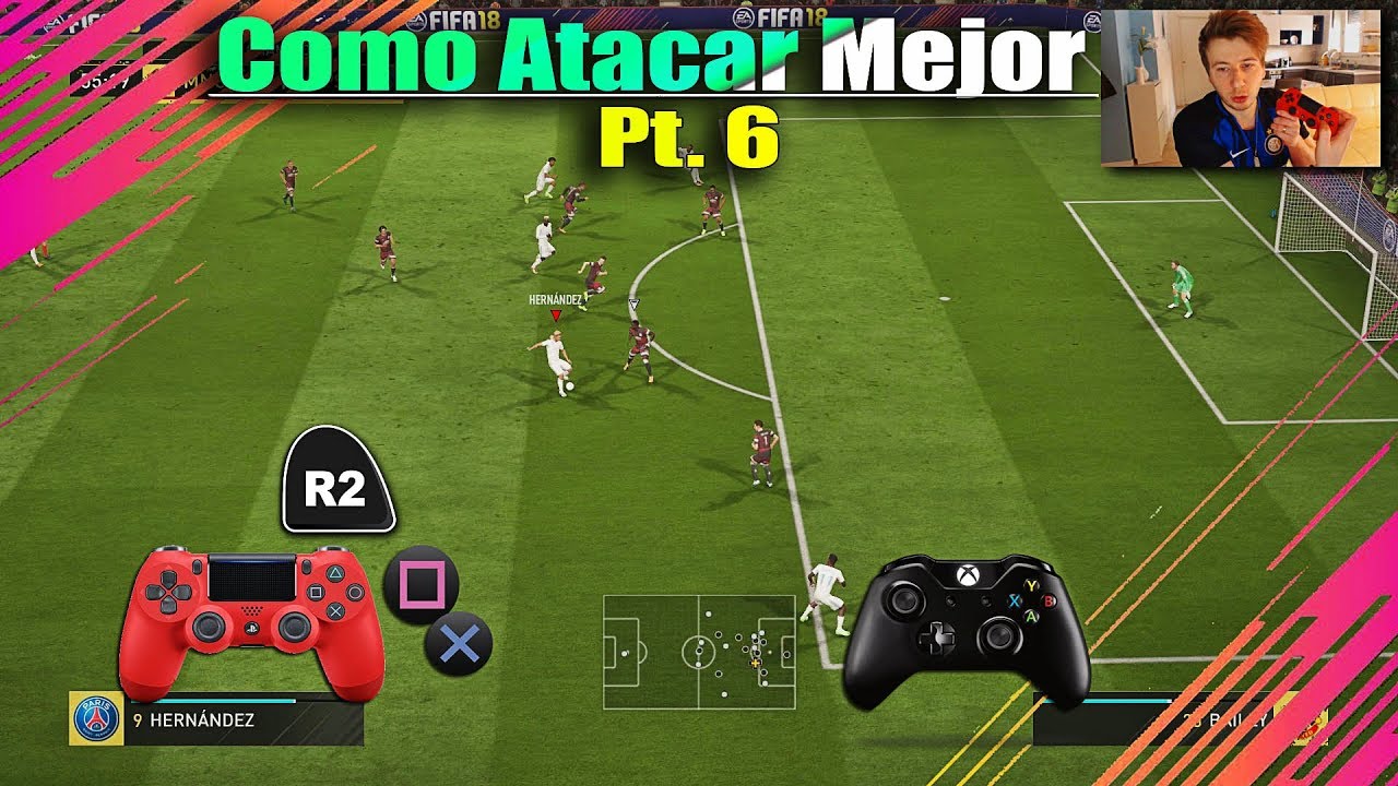 Fifa 18 Como Atacar Mejor Profesionalmente  Parte 6 - TUTORIAL Truco Para Seguir Armando Juego
