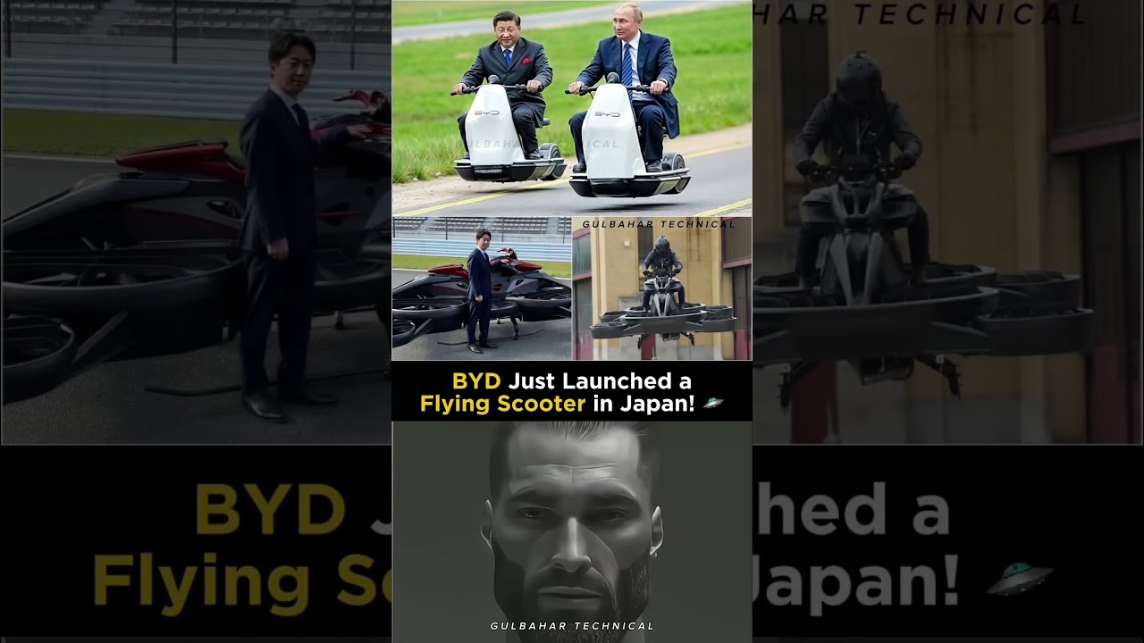 BYD Just Launched a Flying Scooter in Japan only at $2,999! 🛸