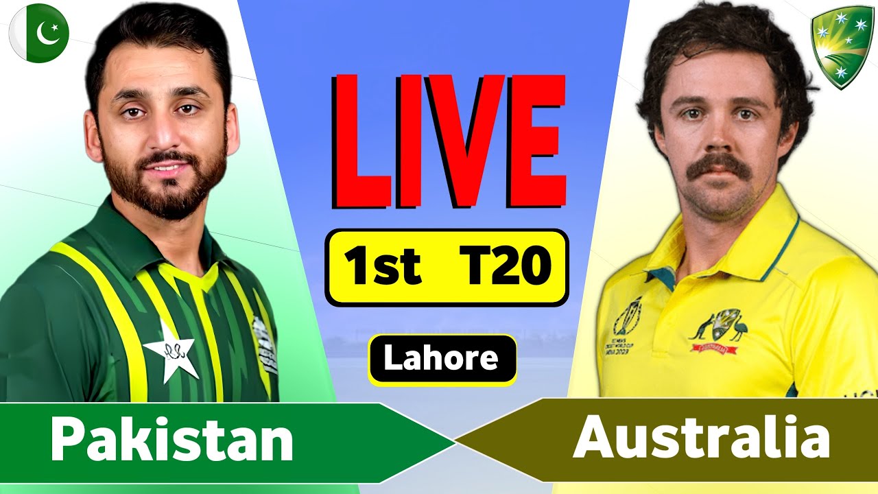 Pakistan vs Australia 1st T20 Live Match Today | PAK vs AUS Live Score & Commentary