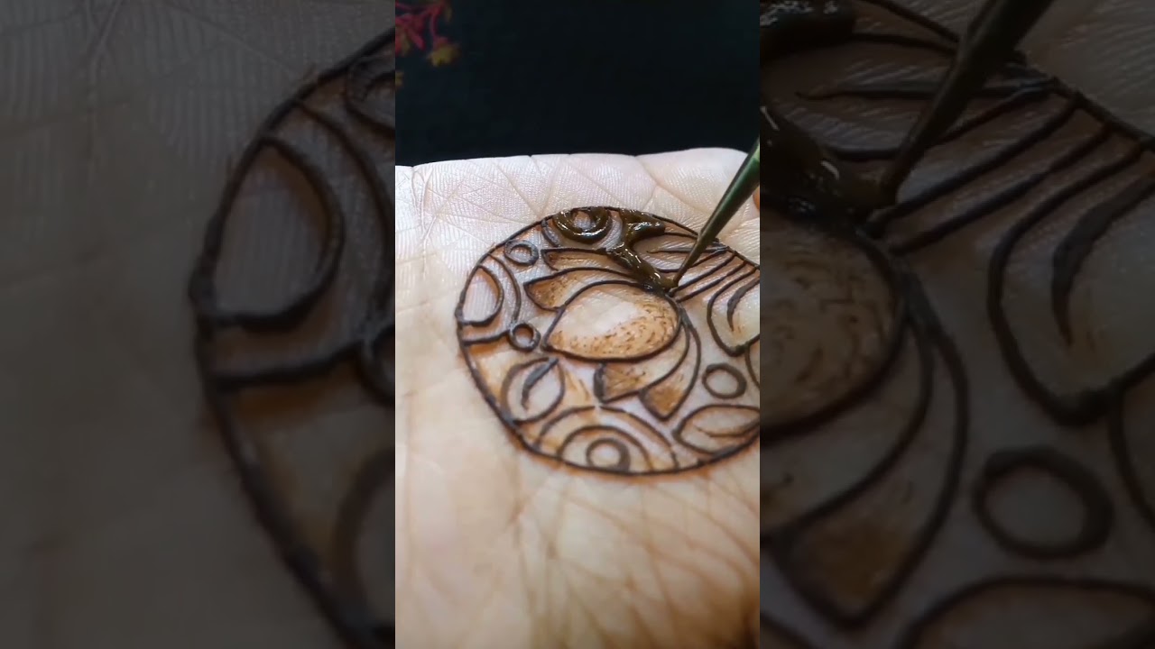 Negative filling for mandala #shorts