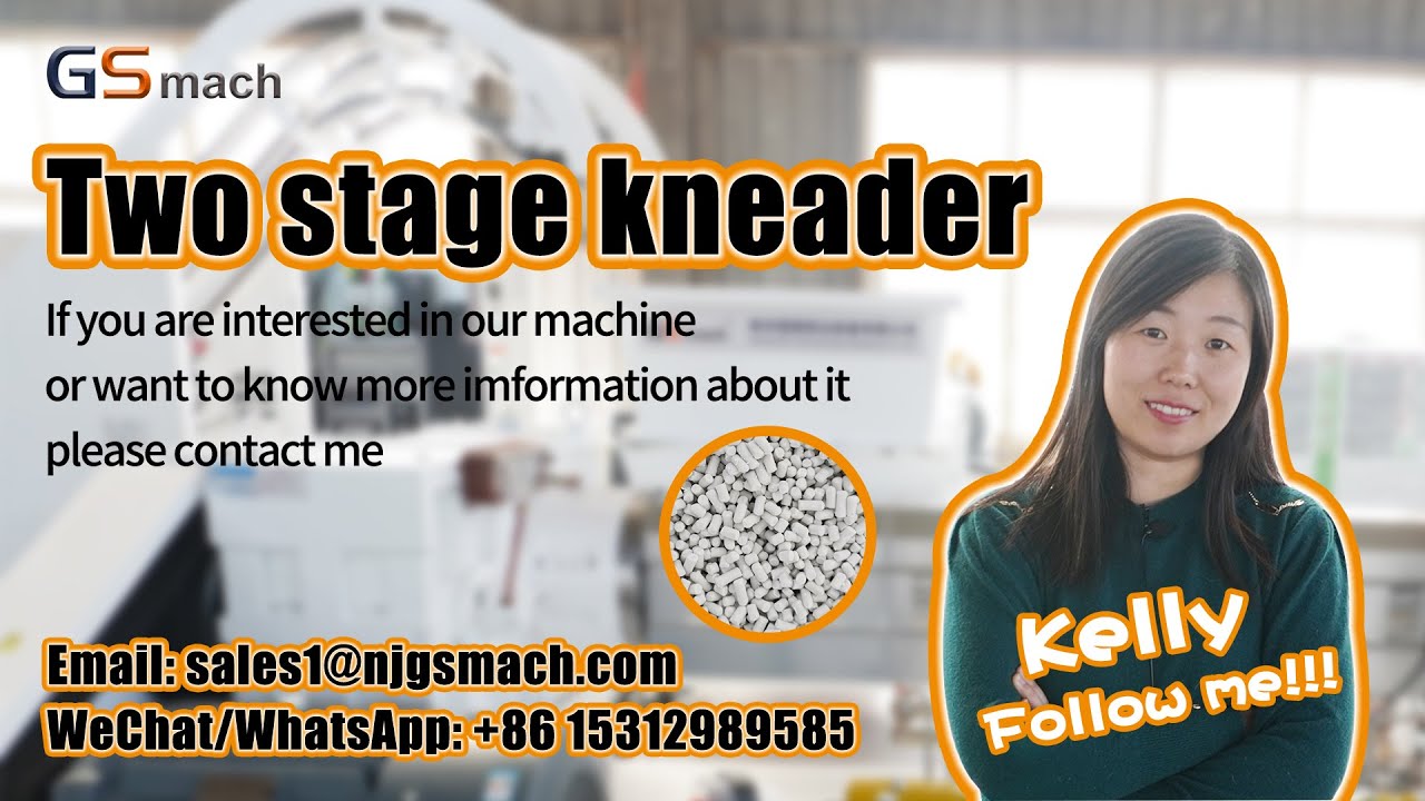 Kneader two-stage extruder