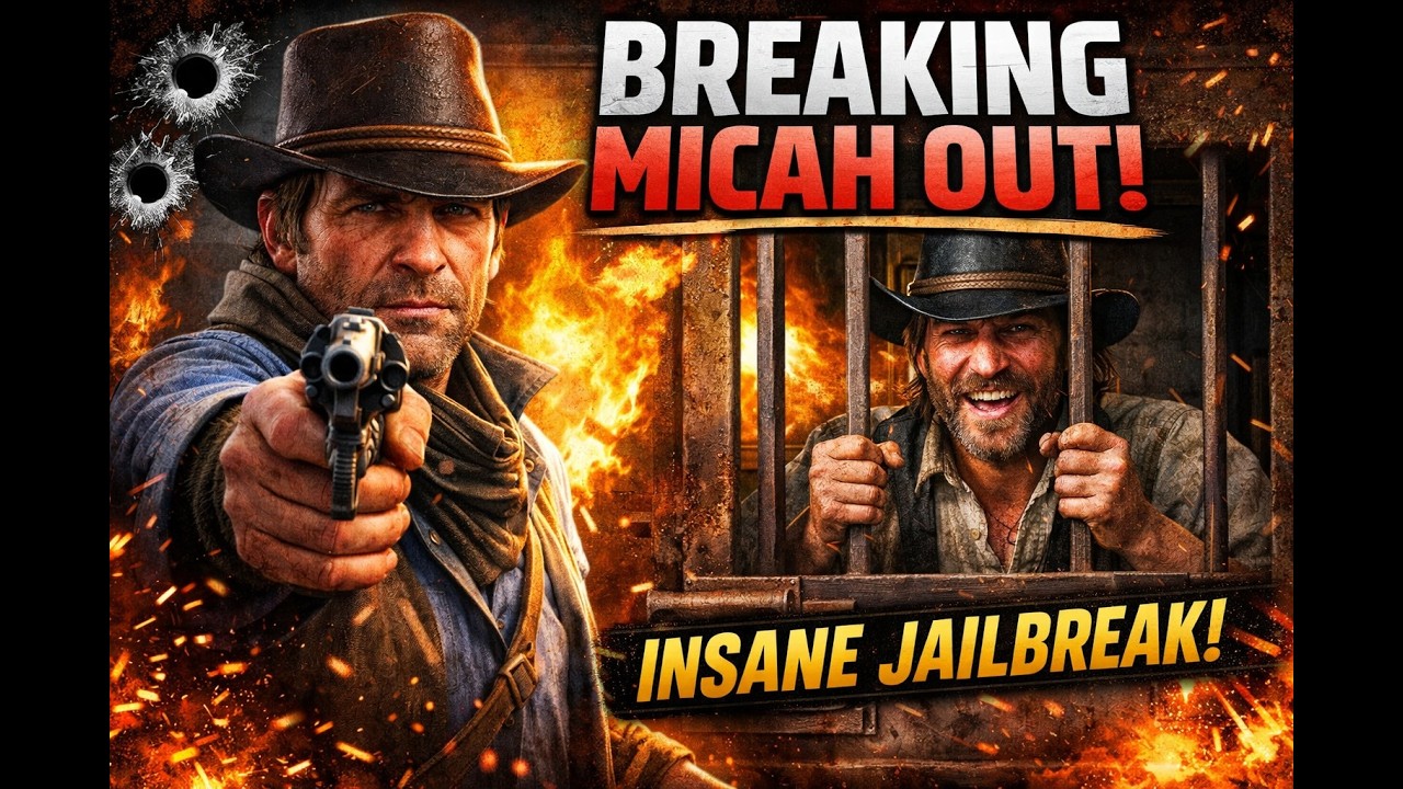 RDR2 Jail Break Chaos! Breaking Micah Out (Blessed Are The Meek?)