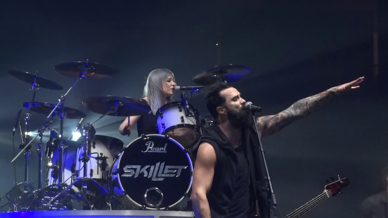 Skillet - Lions + Awake and Alive + Hero Winter Jam 2018 Birmingham Alabama