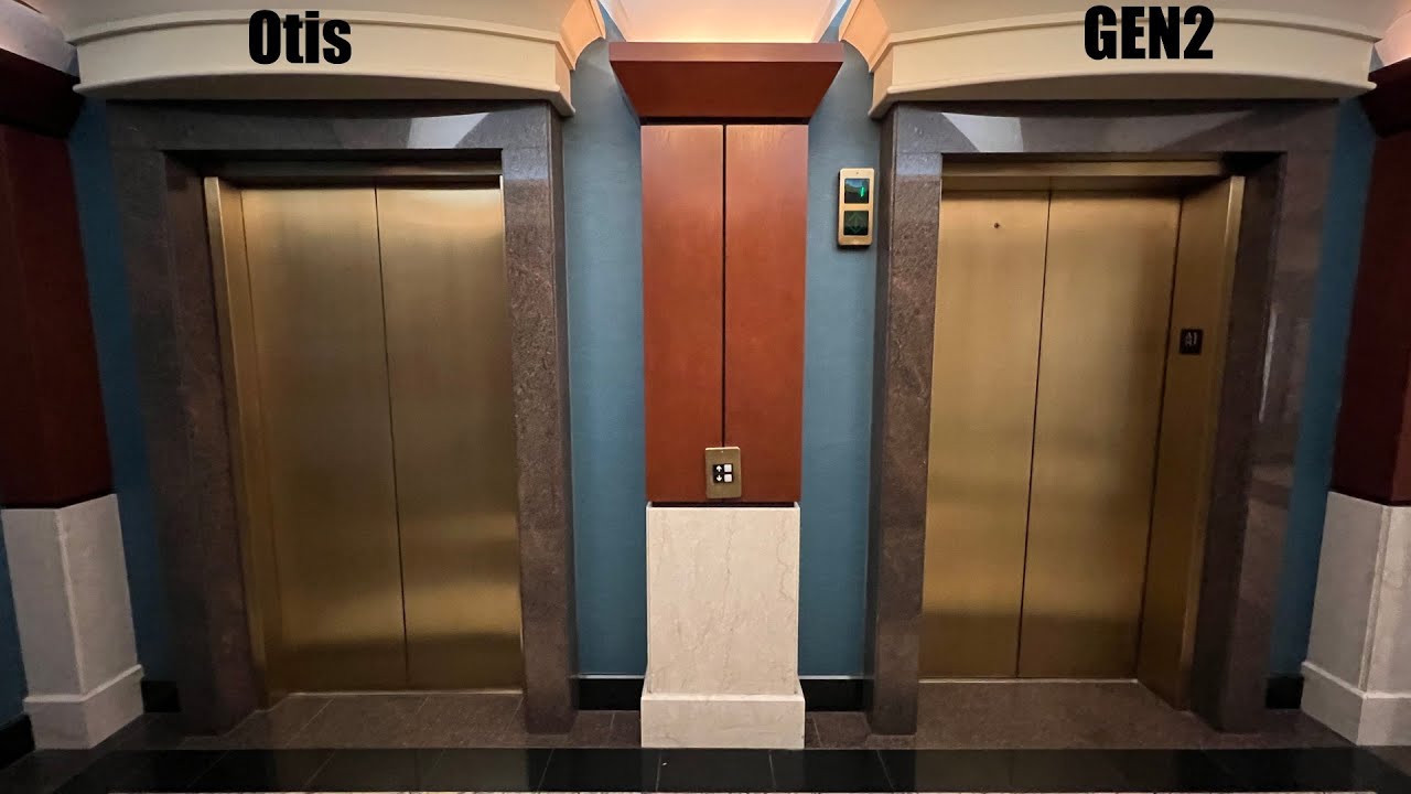 Awesome Otis GEN2 Traction Elevators @ Drury Plaza Hotel - Chesterfield, MO