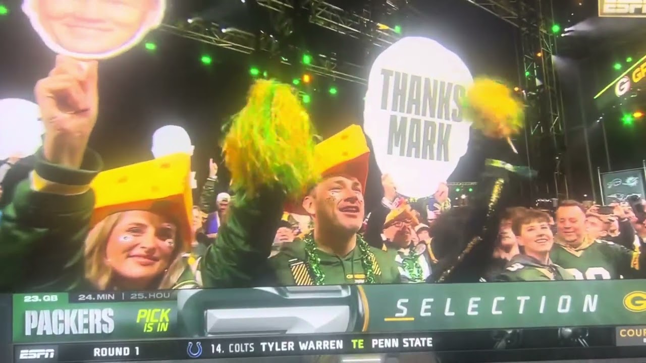 Packers select Matthew Golden WR out of Texas!!!!!!!!!!!!!!!!!!!