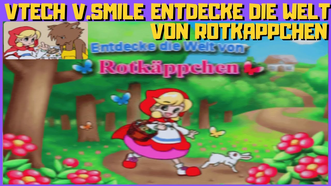 Entdecke die Welt von Rotkäppchen (VTech V.Smile) Learning Adventure and Learning Zone 🦀