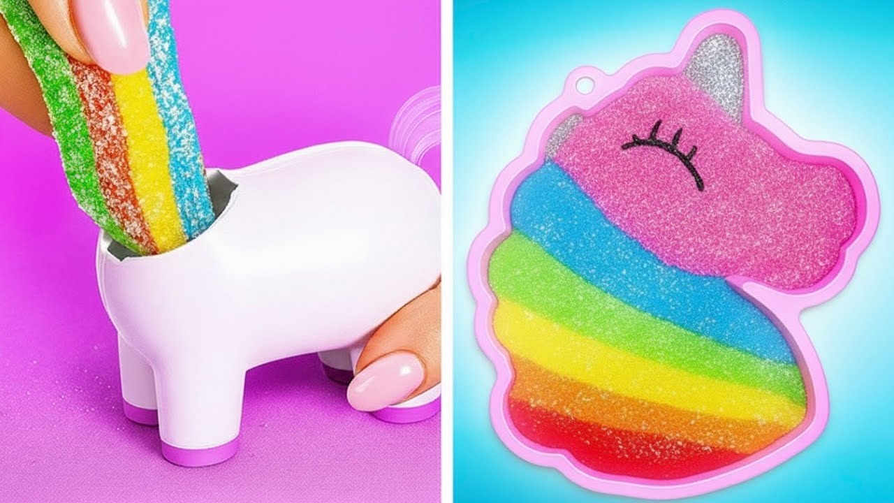 Slime Unicorn Pelangi Raksasa! 🦄🌈 Super Lentur & Seru! ✨
