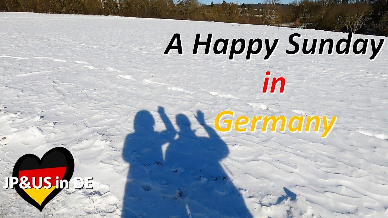 【Germany Vlog ドイツ】🇩🇪Walking in a Snowy Böblingen in Germany / How we spend our Winter Sundays
