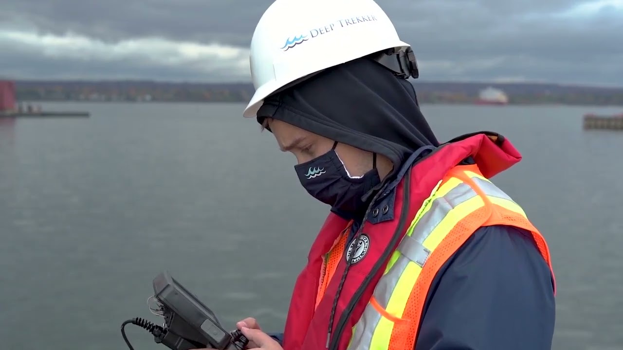 Cygnus Ultrasonic Thickness Gauge on a Deep Trekker DTG3 ROV