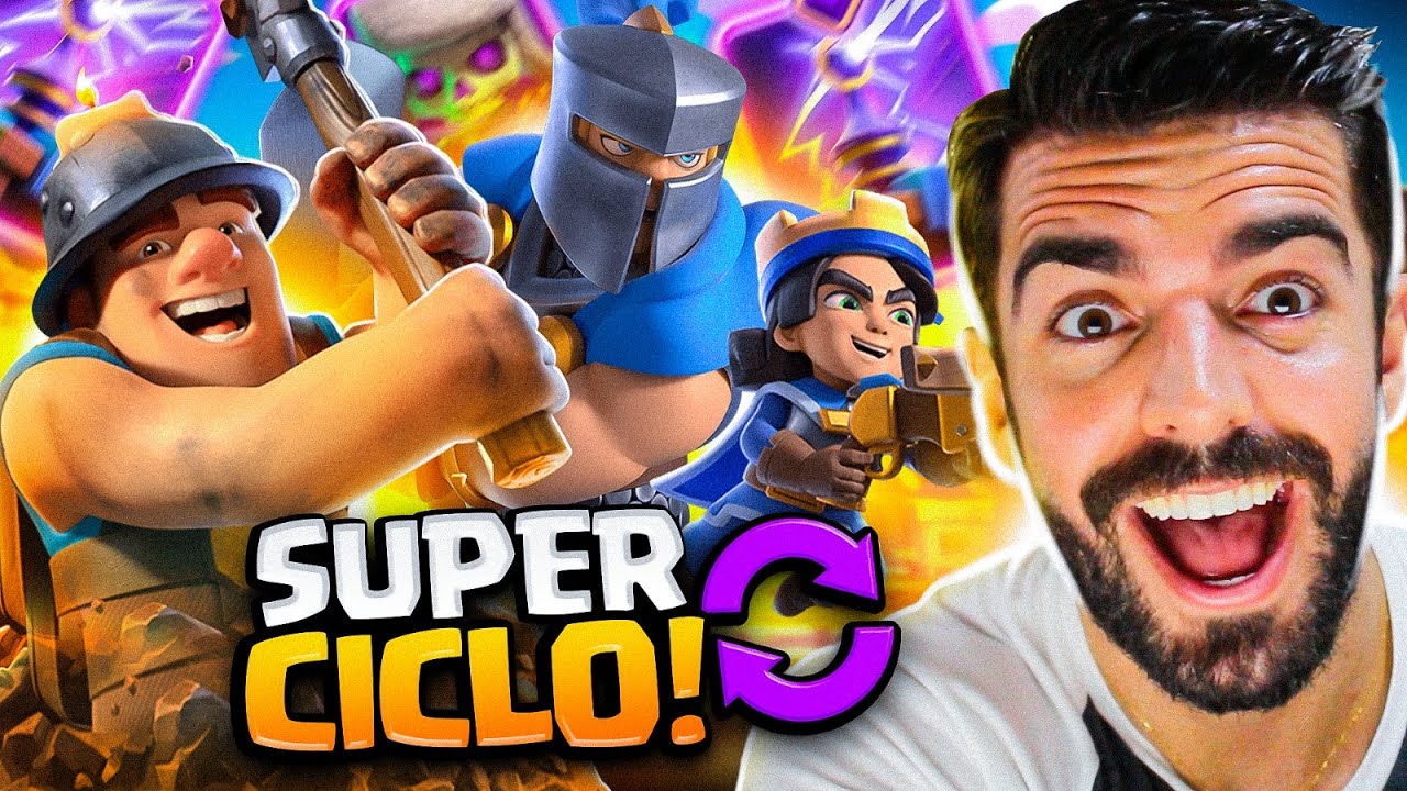 RAPIDO! DECK DE CICLO DE MINEIRO COM PEQUENO PRINCIPE NO CLASH ROYALE!