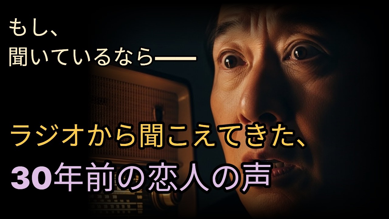 ラジオから聞こえてきた、30年前の恋人の声