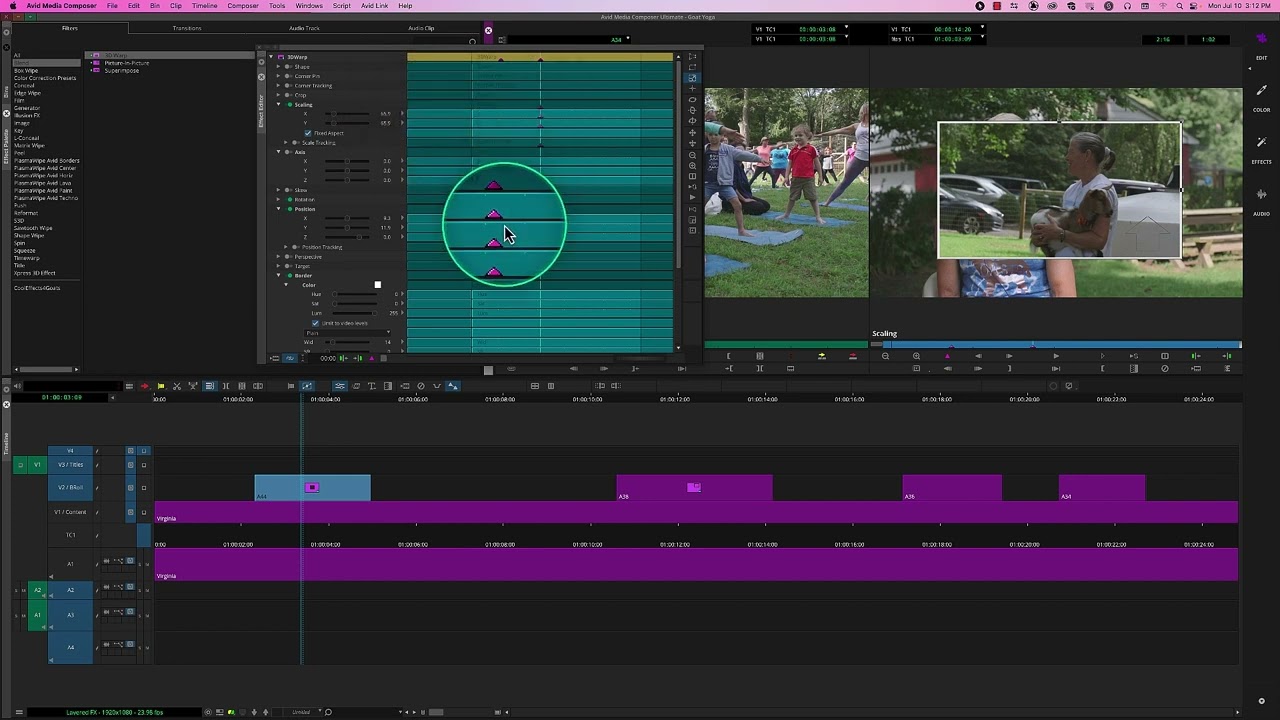 Avid Media Composer Lesson 16 - 3D Warp