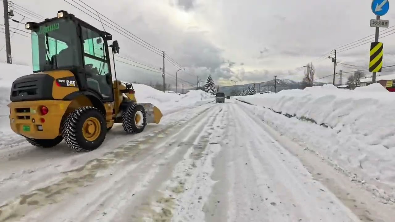 大雪後の凍結した路面　ローアングル版　2026年2月2日