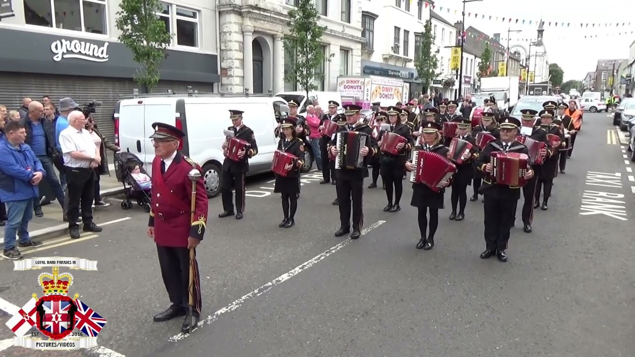Ballinamallard Accordion Band Pre Parade @ Dunloy Accordion Band Parade 2025