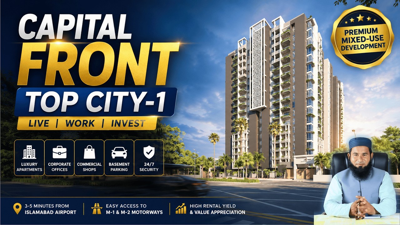 Capital Front Top City-1 Islamabad | Luxury Apartments Near New Islamabad Airport