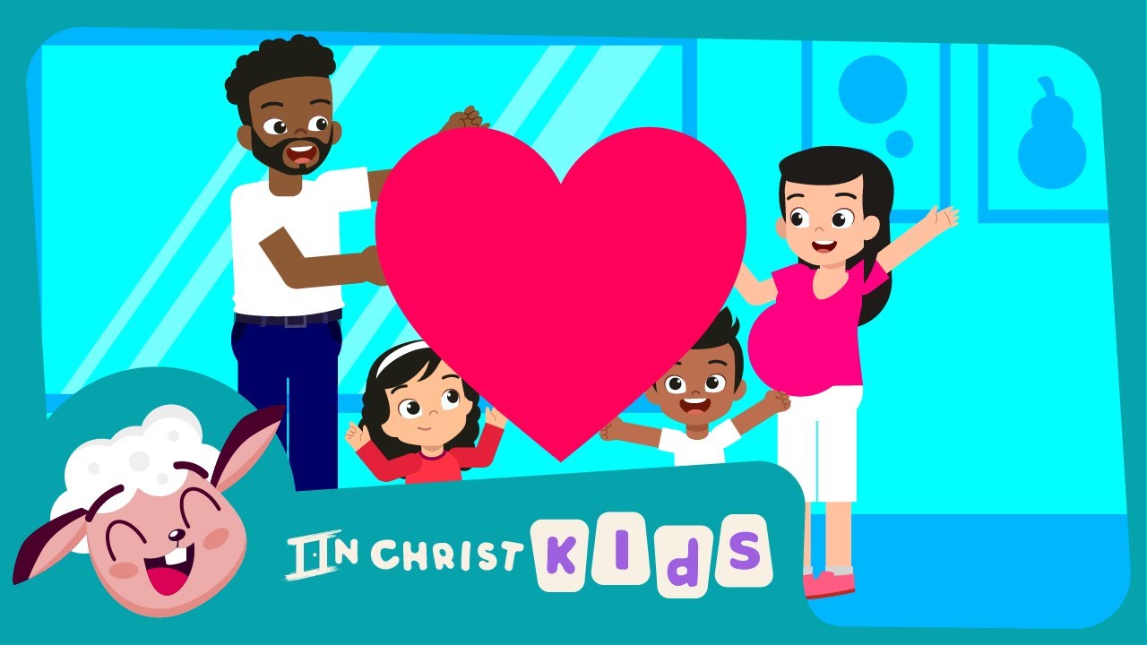 La Familia Está en el Corazón de Dios✨ Canciones infantiles 🎈🎨 Videos para niños 🎉 In Christ Kids