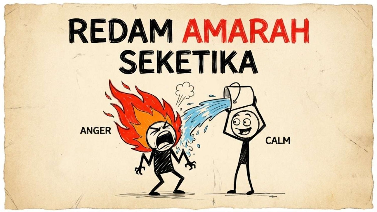 6 CARA MENGONTROL EMOSI SAAT MARAH BESAR, JANGAN MELEDAK DI DEPAN ORANG