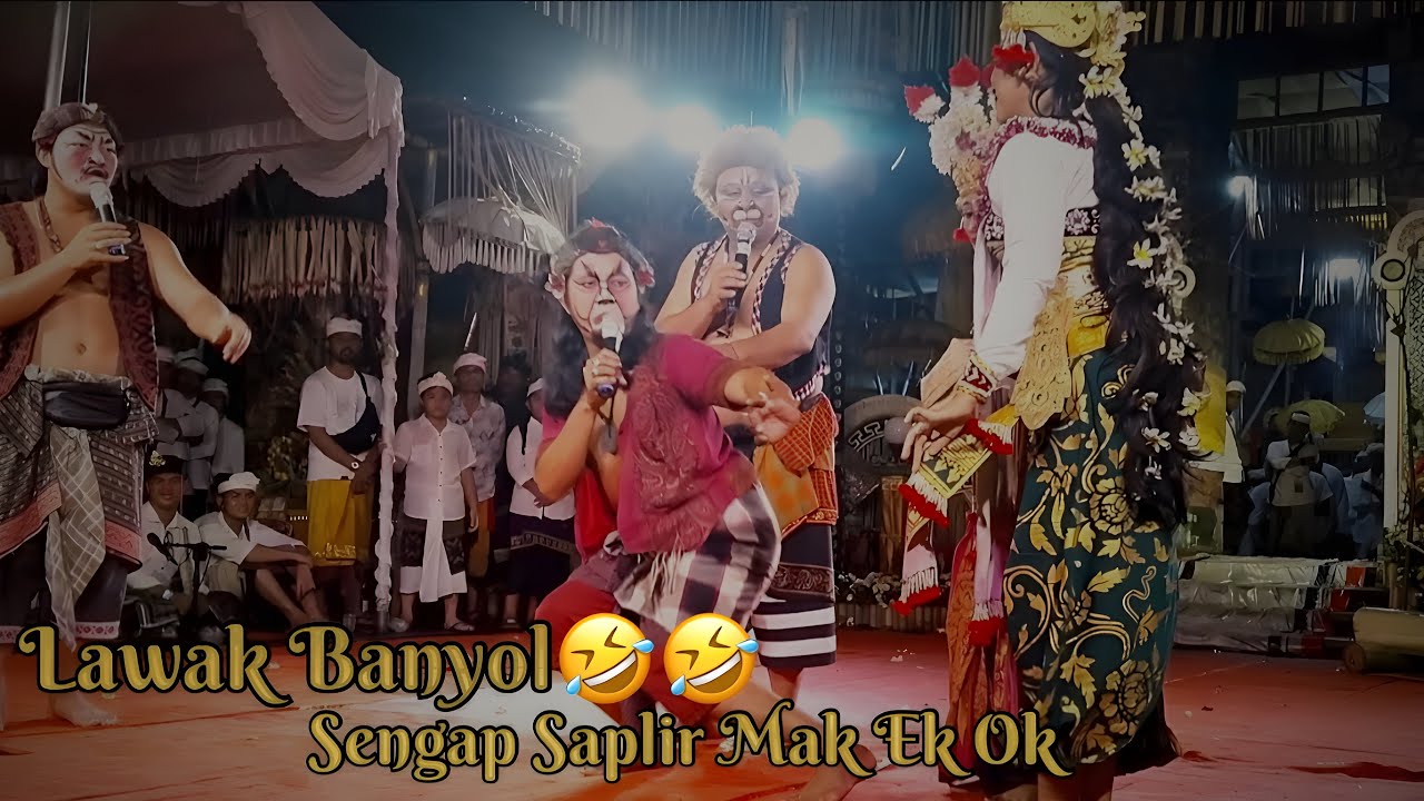 Lawak Sengap Saplir Mang Ek Ok Pura Dalem Kemenuh