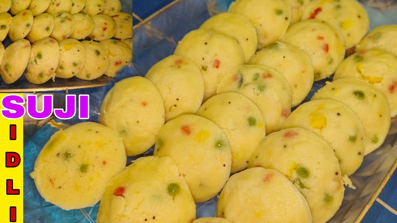 Rawa Idli | Suji Idli | Veg Suji Idli Recipe | Without Fermentation | Soft,  Spongy Idli Recipe | 
