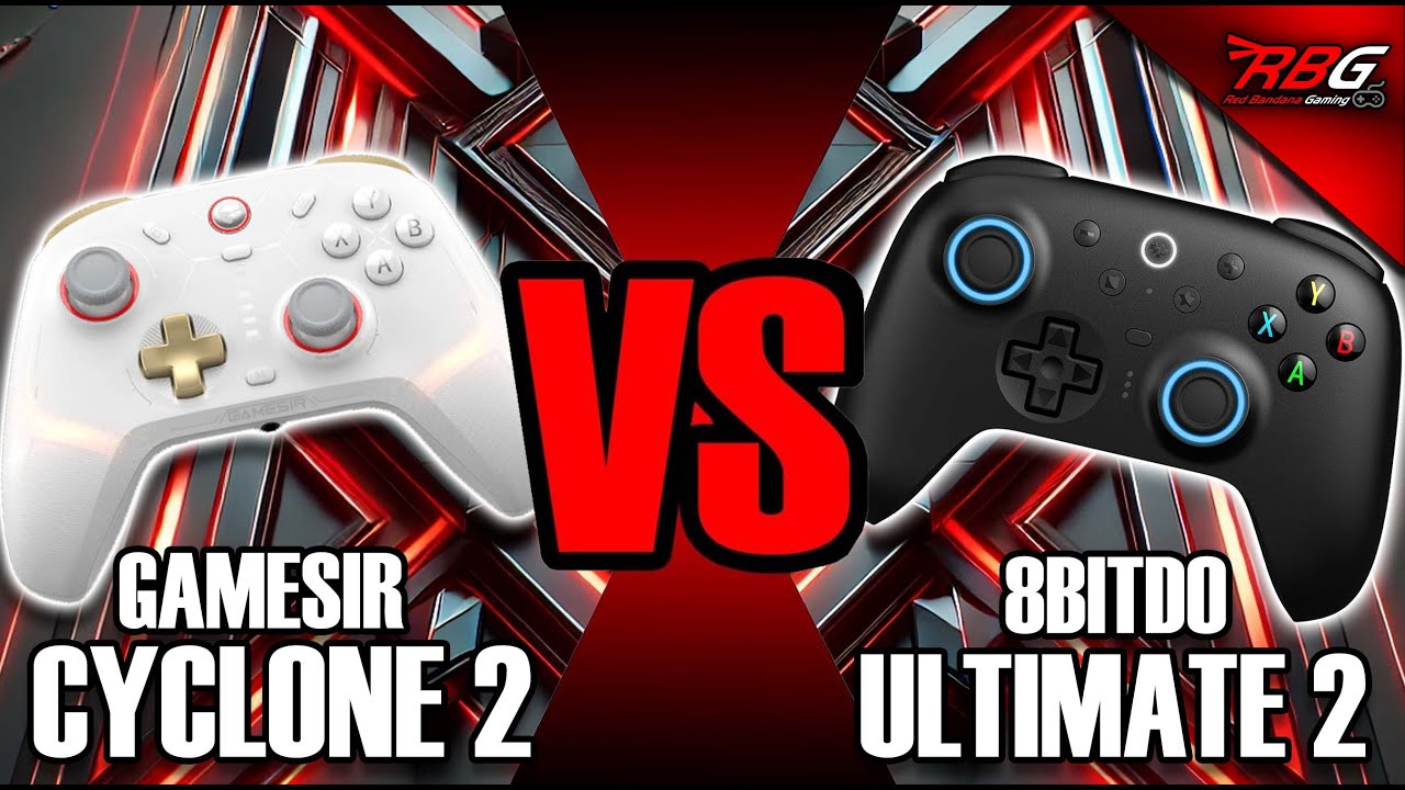 8BitDo Ultimate 2 VS Gamesir Cyclone 2 - Ultimate Pro Controller Challenge
