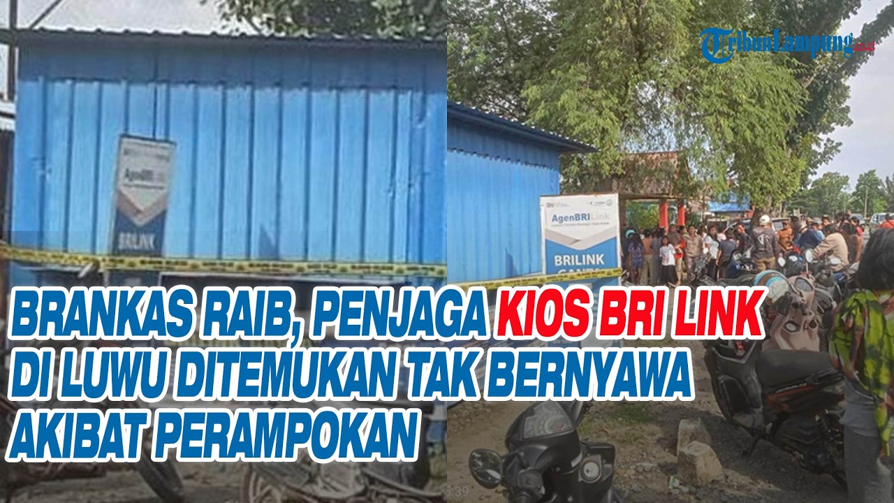 Brankas Raib, Penjaga Kios BRI Link di Luwu Ditemukan Tak Bernyawa Akibat Perampokan