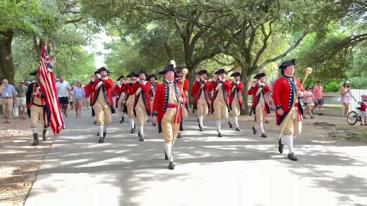 Colonial Williamsburg Senior Corps Fifes & Drums Graduation March, 2022-07-08