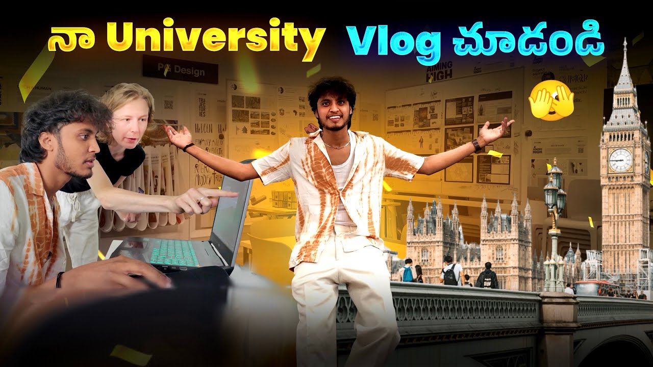 Finally my University Vlog is here🔥| #telugu #london #lifestylevlog #shashisenses 
