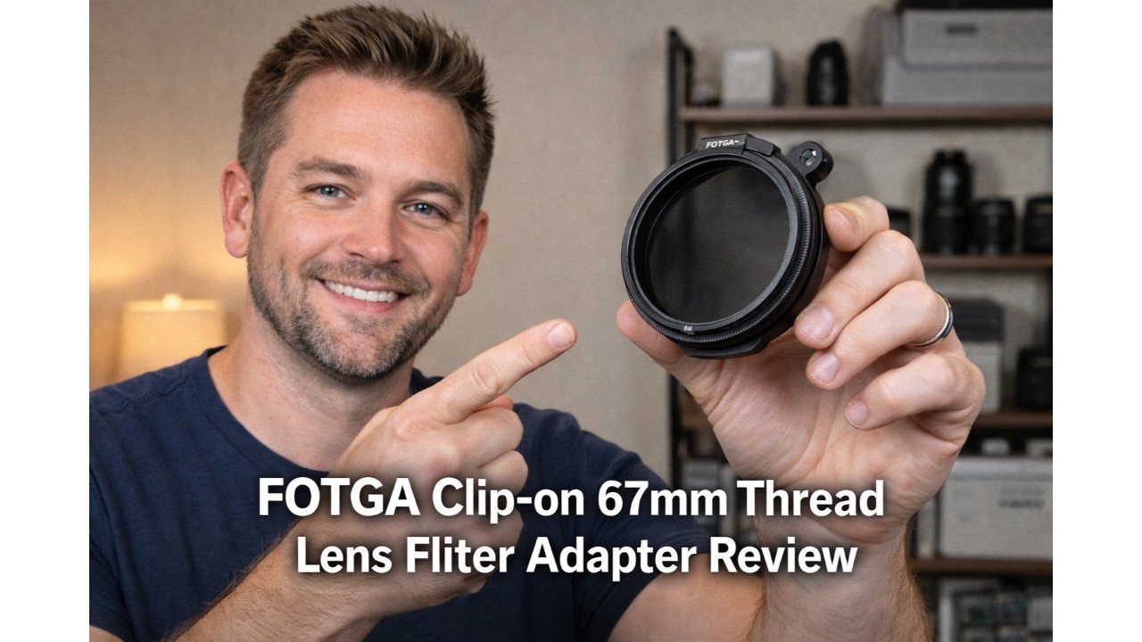 📸 FOTGA Clip-on 67mm Thread Lens Filter Adapter Review 🔍