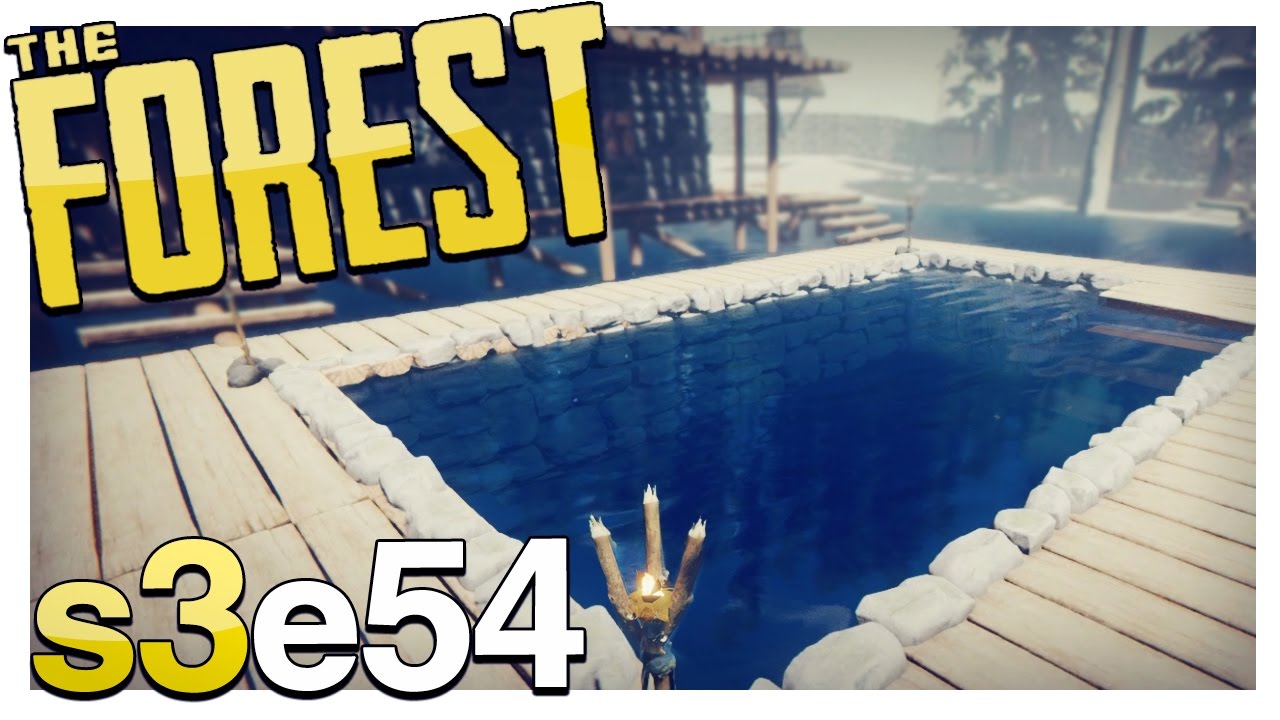SWIMMING POOL! | The Forest Gameplay S3E54 (Update v0.50)