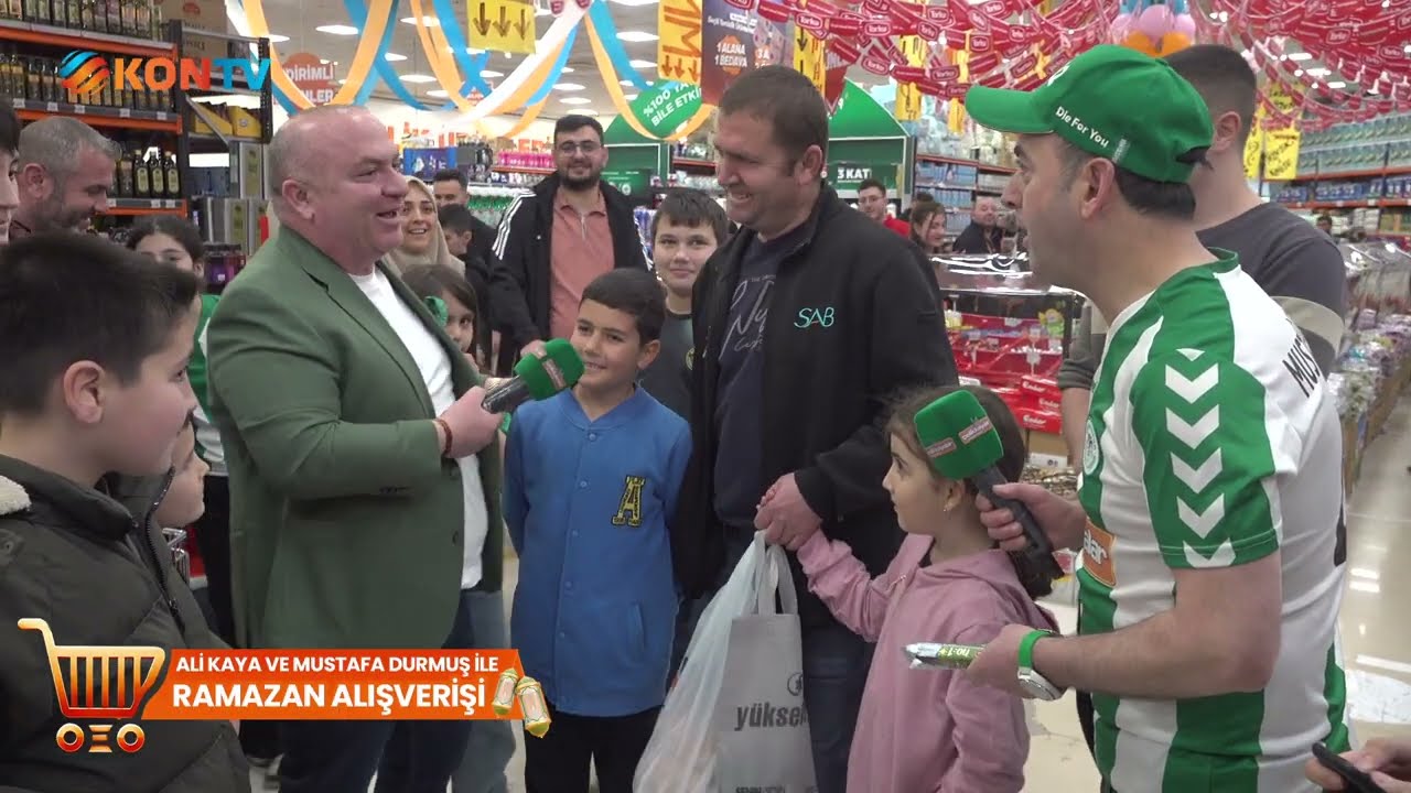 ALİ KAYA ve MUSTAFA DURMUŞ İLE RAMAZAN ALIŞVERİŞİ  28  18 MART 2026