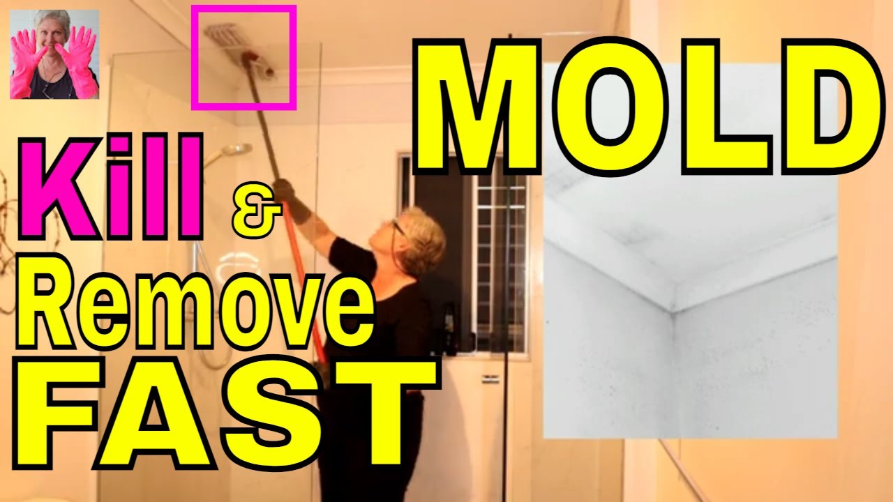 Use Clove Oil & Vinegar to EASILY Remove Mold From Walls & Ceiling -- No Bleach & No Ladders