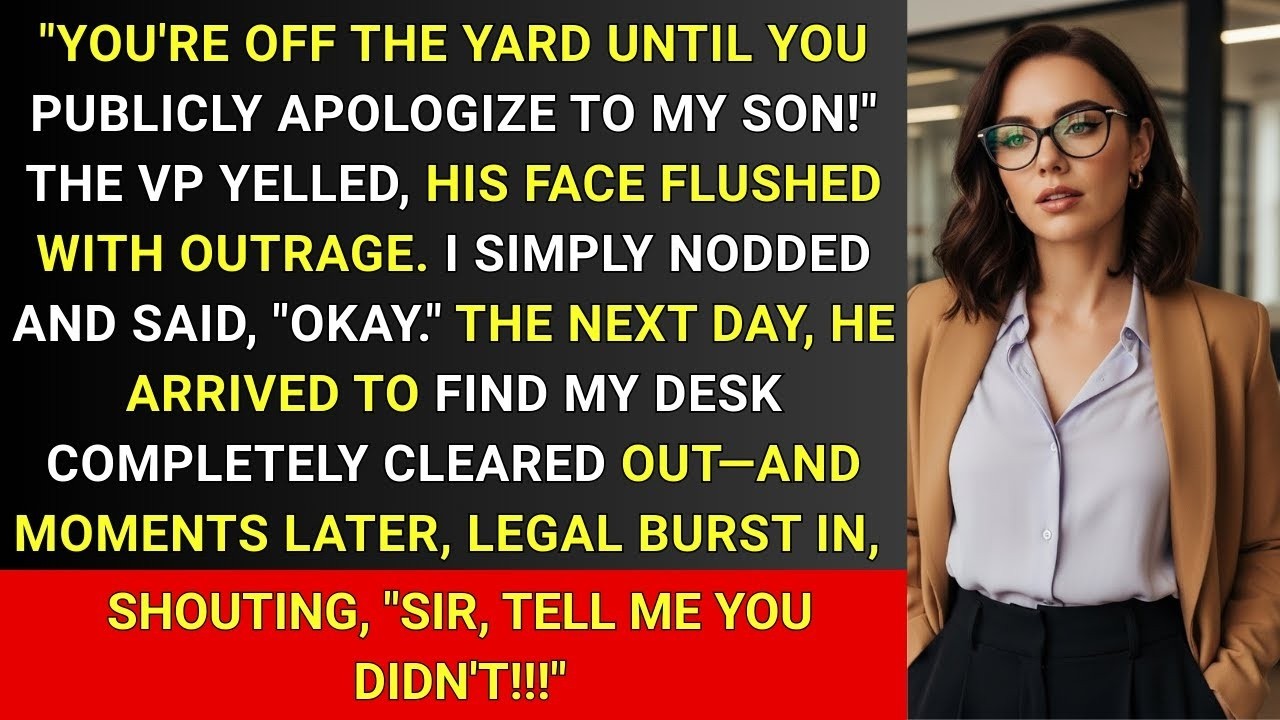 Apologize to His Son or Lose Your Job — I Chose Neither  The Very Next Day,