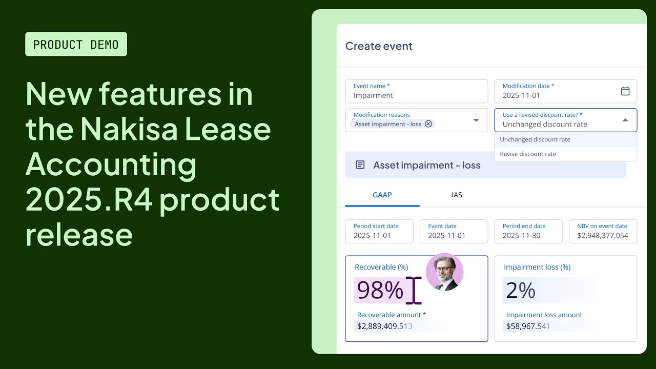 New Features in the Nakisa Lease Accounting 2025.R4 Product Release