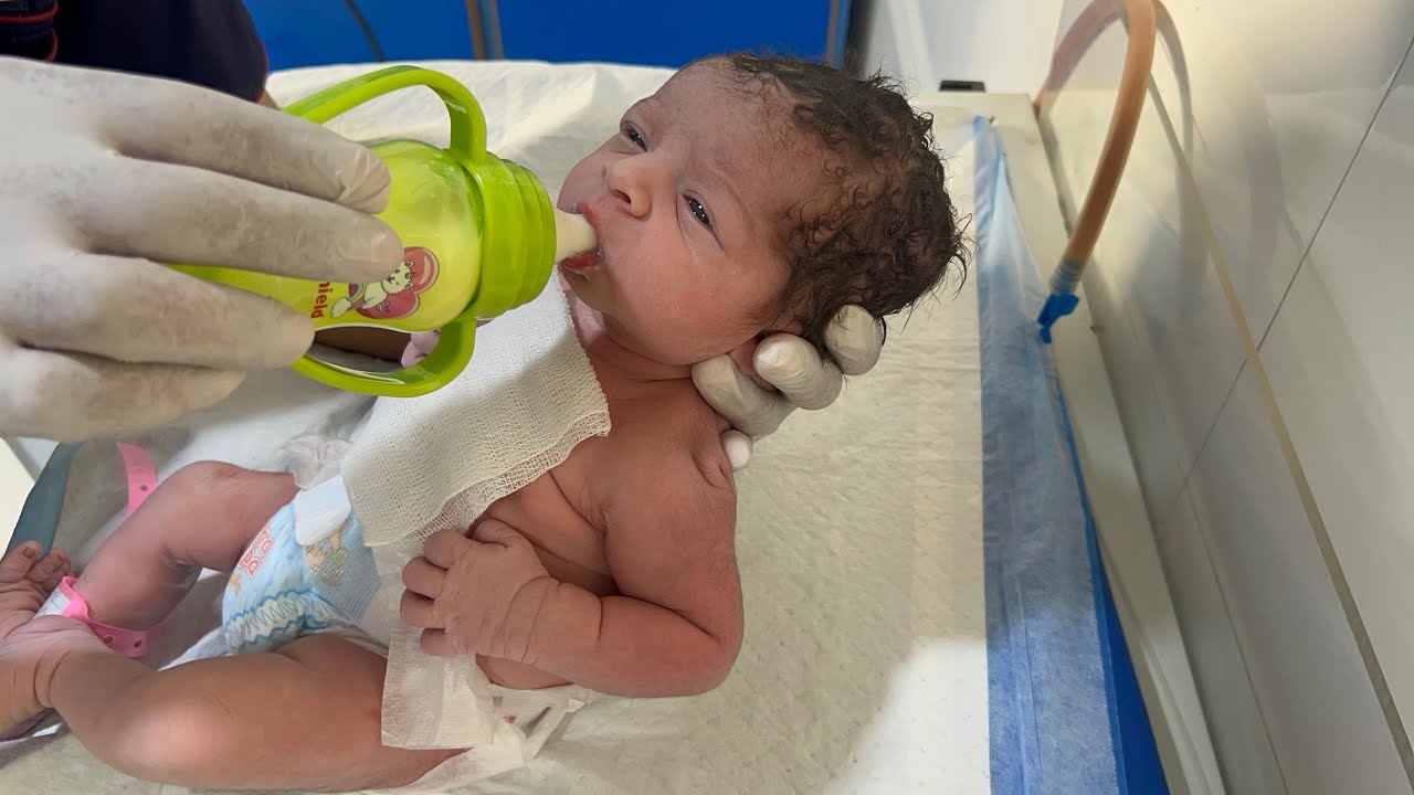 Newborn’s First Feed After Birth | Heart-Melting Scene