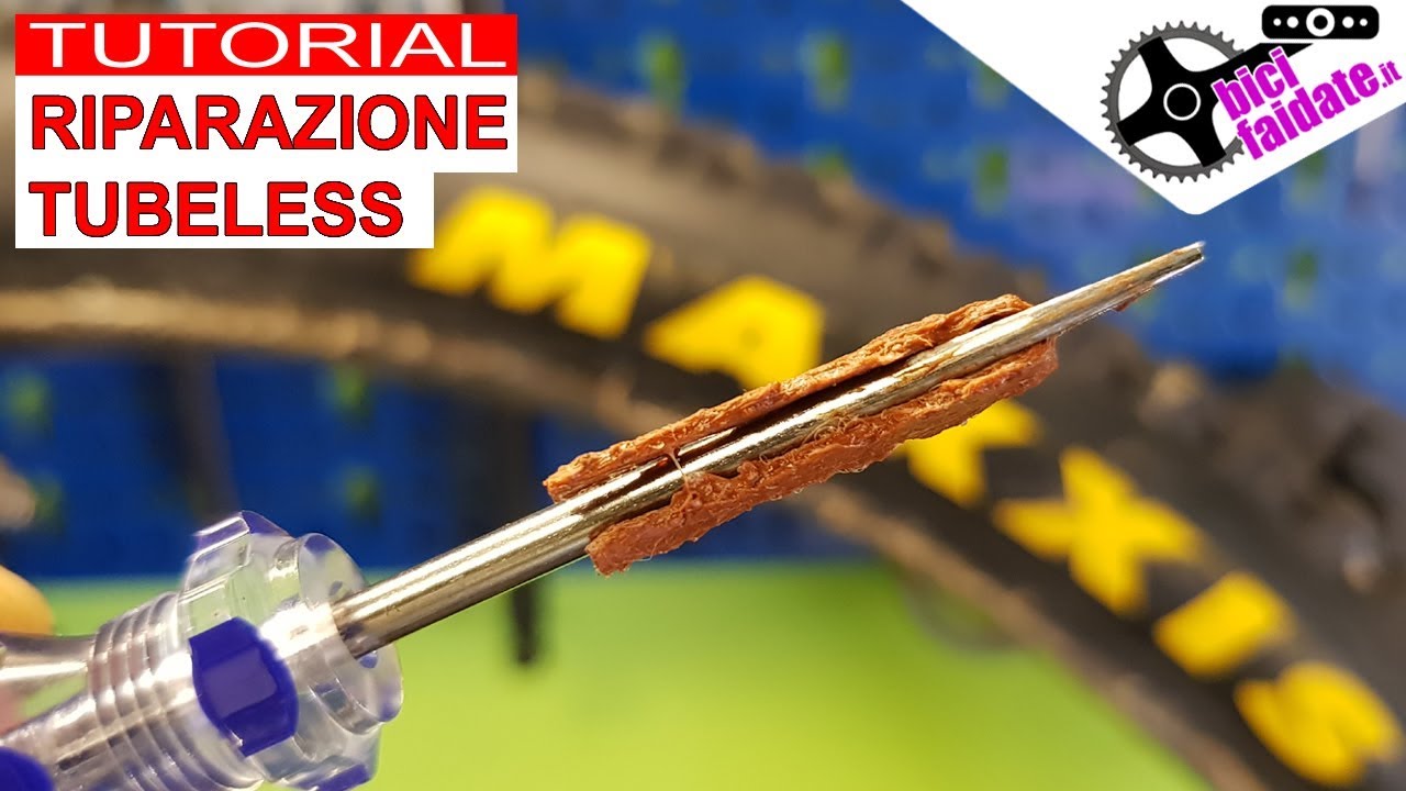 COME RIPARARE UN COPERTONE TUBELESS MTB FORATO O TAGLIATO