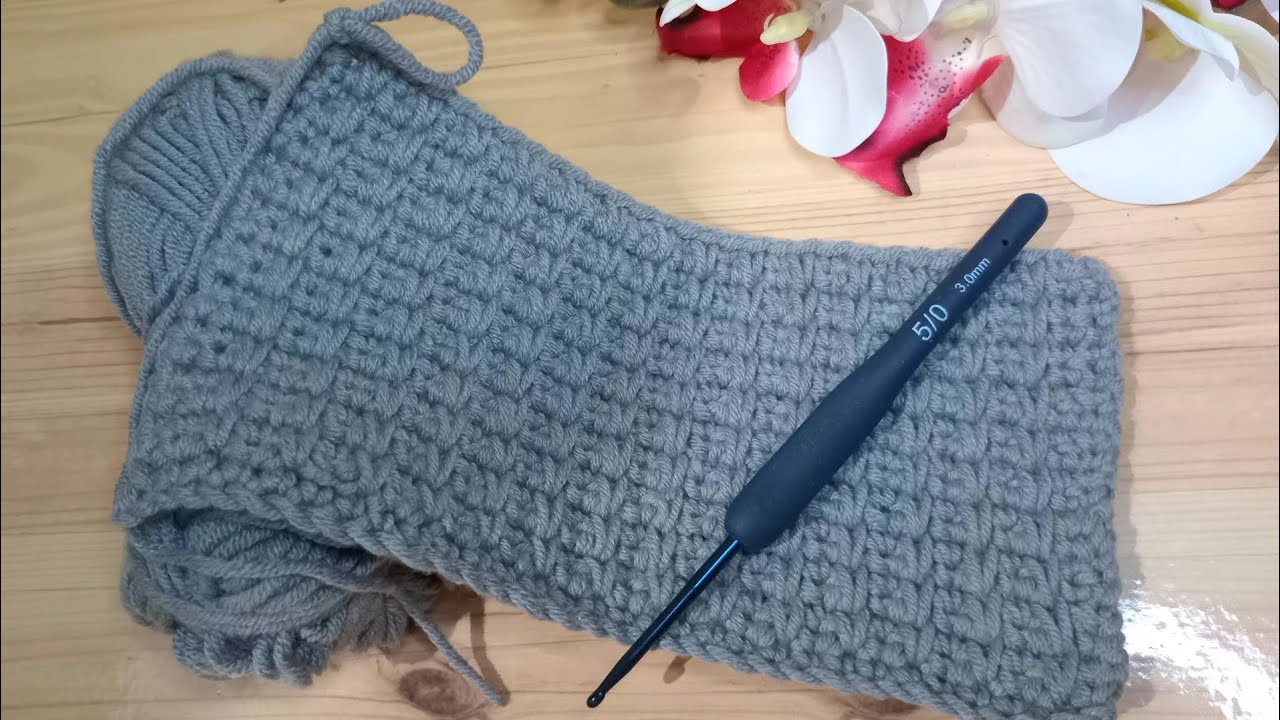 SUPER EASY CROCHET PATTERN FOR BEGINNERS ✨️ Pola Rajutan untuk Selimut rajut, Tas, Syal dll #crochet