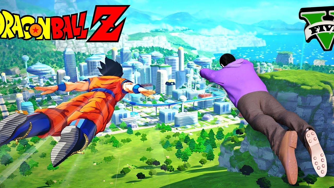 ကျွန်တော် Dragon Ball ကမ္ဘာကြီးကို အလည်သွားခဲ့တယ် | Travel to Dragon Ball World in GTA V