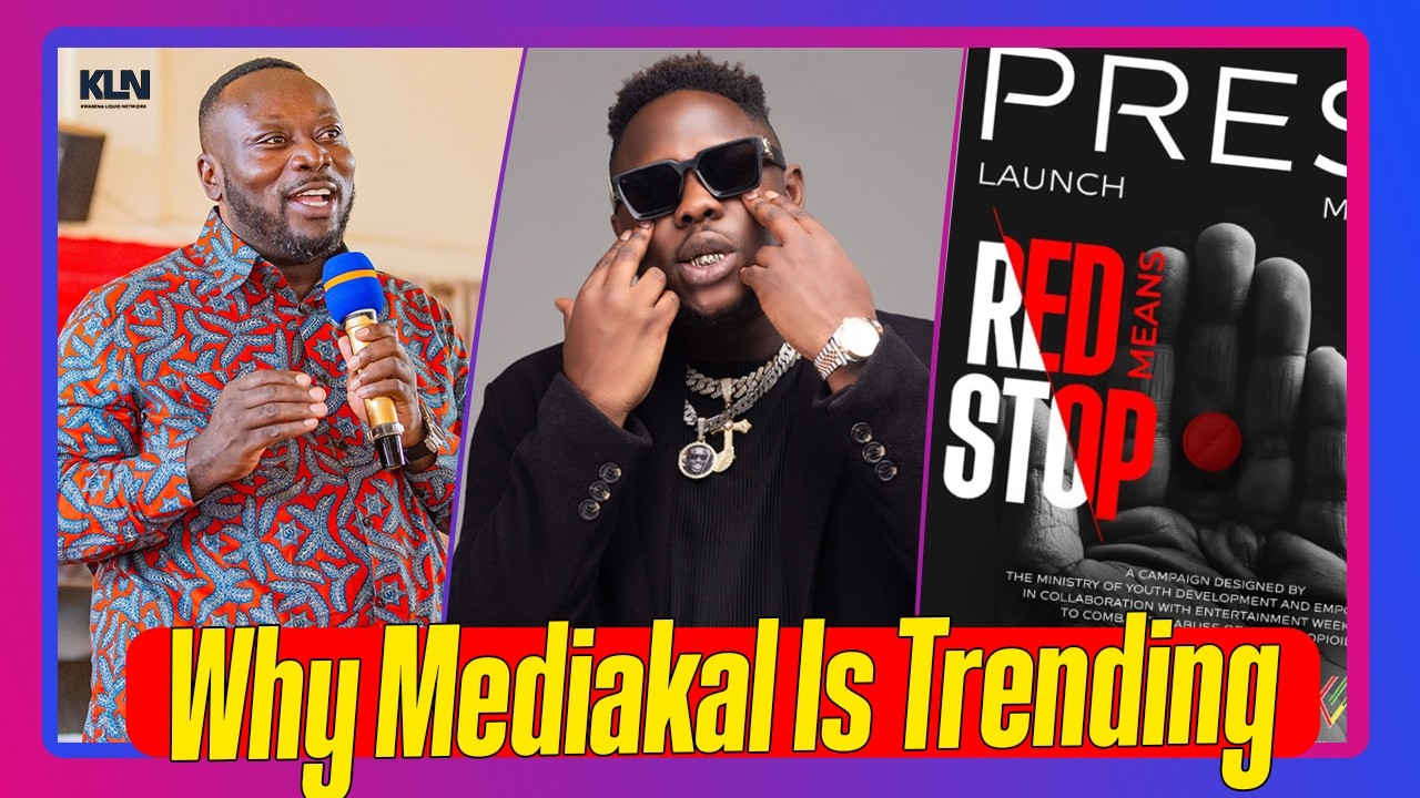 Medikal Named Ambassador For Red Means Stop Campaign & Ghanaians Vex