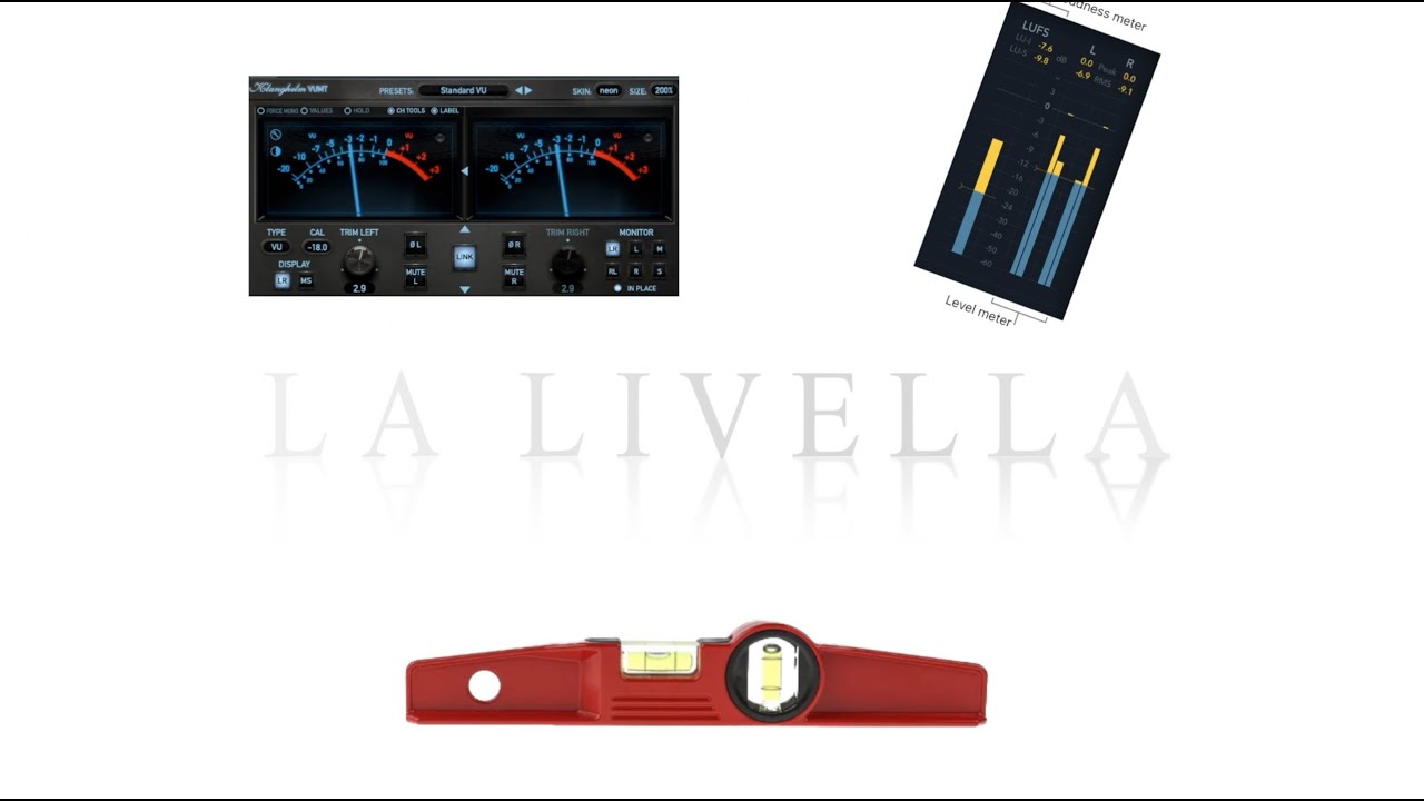 La livella - LUFS, dB e RMS nel Voice Over